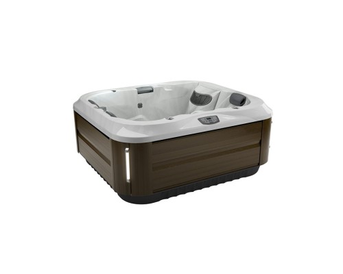 Jacuzzi J315 Минибассейн 193х168х81см, отдельностоящий, без стерео-системы, панель Modern Hardwood, цвет акрила: Platinum. ZA12ZD0EW4T