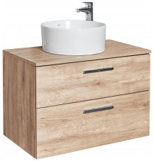 Roca A857470517 Victoria Тумба под умывальник подвесная, 2 ящика, 785x515x453, Орех A857470517