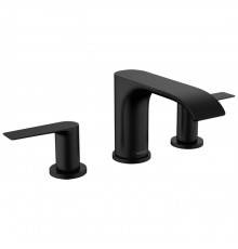 Hansgrohe Vivenis Смеситель для раковины, на 3 отв., с донным клапаном, цвет: черный матовый. 75033670