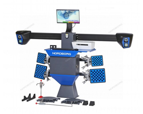 Стенд сход-развал 3D, укороченная колонна для ям NORDBERG C802PIT_синий