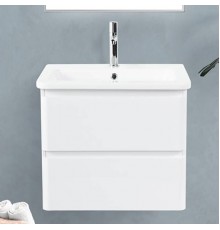 Тумба с раковиной BelBagno Albano-Cer 60 подвесная, bianco lucido