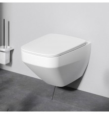 C50A1700MWSC Унитаз подвесной FlashClean с сиденьем микролифт, матовый