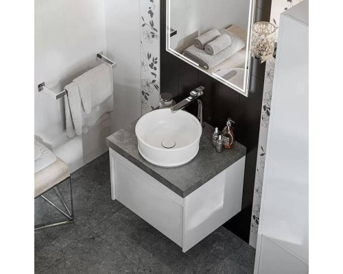 Kerama Marazzi Circo Раковина 36х36х13.5см., накладная, без отв., без перелива, цвет: белый глянцевый. CI.wb.36 Kerama Marazzi Circo Раковина 36х36х13.5см., накладная, без отв., без перелива, цвет: белый глянцевый. CI.wb.36