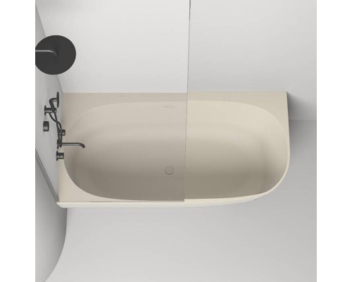 Salini Sofia Corner Left Ванна угловая 170х85х59см, Sx, с донным клапаном, UpDown, сифон, слив-пер, материал: S-Sense, цвет: RAL1015. 102525MRF RAL1015
