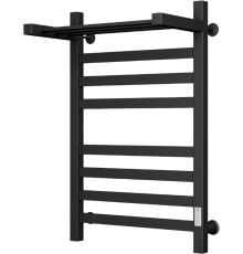 Полотенцесушитель электрический Bauedge Bau R 50x80, черный матовый