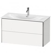 Duravit XSquare База подвесная 101x47.8x56см с раковиной, 2 яшика, цвет: глянцевый белый. 2344100000,  XS432502222
