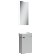 Мебель для ванной комнаты Sancos Mini 35 R подвесная, белый глянец