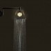 Axor LampShower Верхний душ 1jet, с держателем, цвет: шлифованный черный хром. 26031340