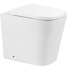 Унитаз приставной BelBagno Albano BB120CBR безободковый, крышка BB120SC с микролифтом