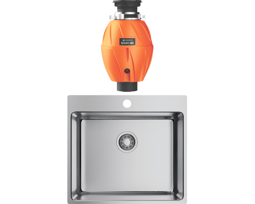 Комплект Мойка кухонная Omoikiri Amadare 55-IN + Измельчитель Nagare 500
