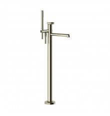Gessi Anello Смеситель для ванны, напольный, с ручным душем и шлангом 150см., внешняя часть, цвет: Finox Brushed Nickel. 63328#149