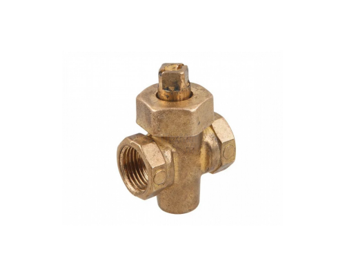 Кран конусный EF DN15 PN 1,0 МПа 11Б6бк ZW30005