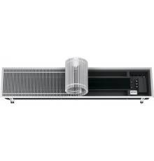 Встраиваемый в пол конвектор Varmann Ntherm N 140.90.2000 RR U EV1, шириной 140 мм, высотой 90 мм, длиной 2000 мм, решетка роликовая из алюминия, анодированная в натуральный алюминий, декоративная рамка из U-образного профиля, теплопроизводительность при
