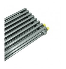 Стальной 2-х трубчатый радиатор Arbonia 2180, 6 секций, высота: 1800 мм, длина: 270 мм, цвет: AME (Anthrazit metallic), нижнее подключение № 69, размер подключения: 1/2, верхний встроенный термовентиль