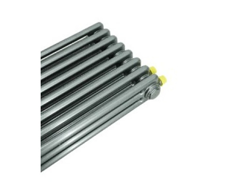 Стальной 2-х трубчатый радиатор Arbonia 2180, 6 секций, высота: 1800 мм, длина: 270 мм, цвет: AME (Anthrazit metallic), нижнее подключение № 69, размер подключения: 1/2, верхний встроенный термовентиль