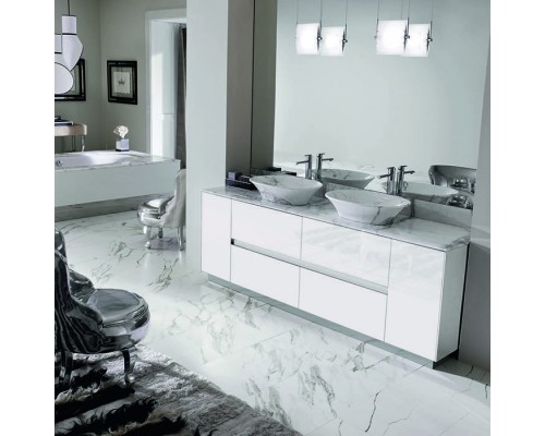 VITAGE milldue edition FOUR SEASONS Комплект мебели с тумбой под раковину, раковиной LIONE, зеркалом QUEBEC, 216 см, подвесной, цвет: глянцевый белый / Calacatta vagli. 3511.141, 3517.141.SX, 3517.141.DX, 3496.141.SX, 3496.141.DX, 4354.216.C22.2, 30 VITAGE milldue edition FOUR SEASONS Комплект мебели с тумбой под раковину, раковиной LIONE, зеркалом QUEBEC, 216 см, подвесной, цвет: глянцевый белый / Calacatta vagli. 3511.141, 3517.141.SX, 3517.141.DX, 3496.141.SX, 3496.141.DX, 4354.216.C22.2, 30