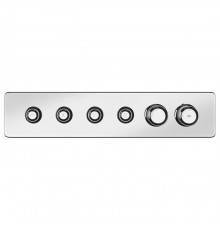 Gessi Hi-Fi Eclectic Смеситель для душа настенный встраиваемый, термостатический, с 4 запорными кнопками, цвет: хром. 65226#031