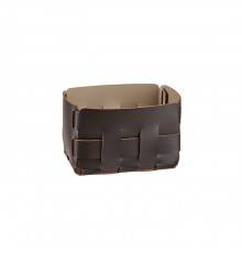 Colombo Adj Корзинка Mini Bottega, 12x19H13 см, цвет: шоколад/капучино. BADJ1012-0604