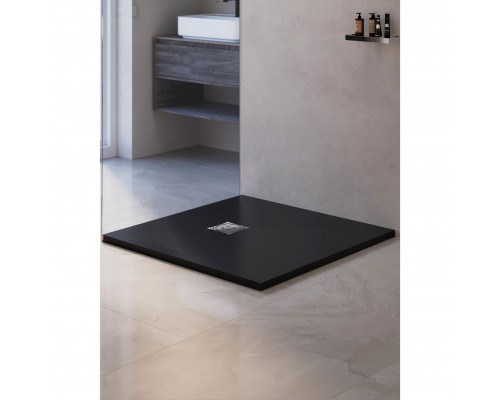 Душевой поддон квадратный RGW ST-G Графит  800x800