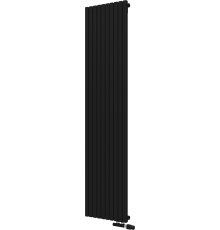 Радиатор стальной KZTO Quadrum 30 V 1 1750-10 R 10 секций, черный матовый муар