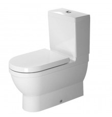 Duravit Starck 3 Унитаз моноблок 70.5х37см, с отдельным бачком с механизмом хром , слив универсальный , вкл крепления, цвет: белый. 0920100005,  2141090000