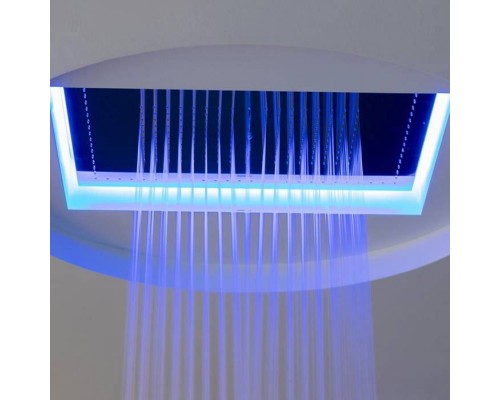 Antonio Lupi Душевая система Meteo Встраиваемая 75 x 52 x 11 см с подсветкой LED RGB. METEO3C.BAL Antonio Lupi Душевая система Meteo Встраиваемая 75 x 52 x 11 см с подсветкой LED RGB. METEO3C.BAL