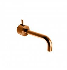 Fantini AF/21 Смеситель для раковины, настенный, излив: 214 мм, цвет: Matt Copper PVD. 27 P9 A513B