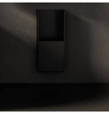 Agape Mach 2 Диспенсер для санитарных пакетов подвесной 30x12.8 см, цвет: черный. AMC20942E