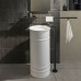 Agape Vieques Раковина 43.5x90.4 см, без отв., круглая, выпуск в пол, цвет: белый. ACER0798FZZ