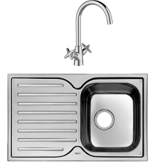 Комплект Мойка IDDIS Strit + Смеситель Acros ACRSB00i05 хром