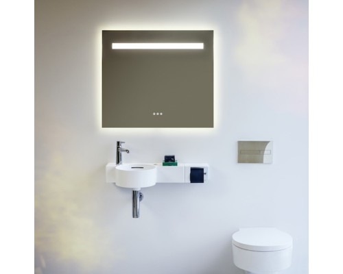 Laufen VAL Раковина с полкой 55x31.5x11.5см., с 1 отв., Dx, цвет: белый. 8.1528.3.000.105.1 Laufen VAL Раковина с полкой 55x31.5x11.5см., с 1 отв., Dx, цвет: белый. 8.1528.3.000.105.1
