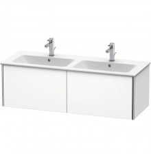 Duravit XSquare Тумба подвесная, 128х47.8х40см, с раковиной, с 2 выдв ящик, цвет: белый матовый . 2336130000,  XS407501818