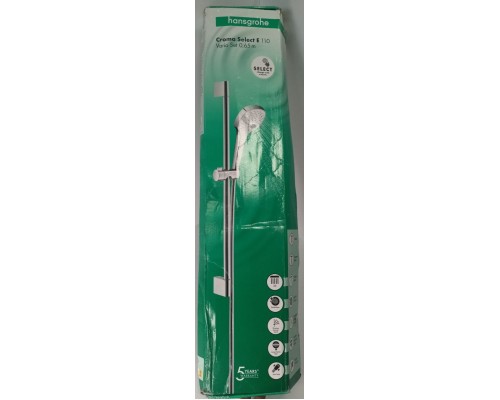 SaleHG26582400 Croma Select E Душевой гарнитур Vario H=600 мм, Ø110 мм, 3 режима Sale26582400_1053