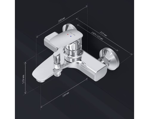 F71A10000 Смеситель для ванны и душа F71A10000 Смеситель для ванны и душа