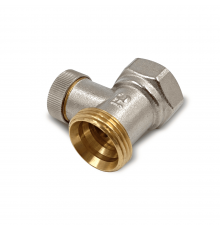 Клапан запорный Primoclima Armature прямой ВР-НР 1/2 х3/4 без хвостовика, никель PC3412RSNN