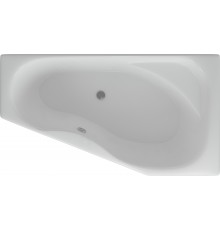 Акриловая ванна AQUATEK Медея MED180-0000038 R 170x95 см, угловая, вклеенный каркас, с экраном, со сливом-переливом, асимметричная