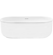 Акриловая ванна BelBagno BB401-1700-800 без опоры 170x80 см, отдельностоящая, овальная, со сливом-переливом