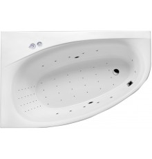 Акриловая ванна Excellent Kameleon Kameleon WAEX.KML17.NANO 170x110 см, угловая, с гидромассажем, со сливом-переливом, асимметричная 170x110 L
