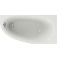 Акриловая ванна Акватек Дива R 150x90 см, с каркасом, асимметричная