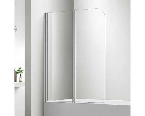 Шторка на ванну AQUATEK AQ DEL SBA 10015CH 100х150 см