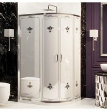 Душевой уголок Ambassador Royal 18015101 120х80 см, профиль хром