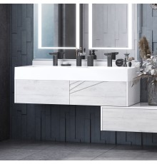 Тумба с раковиной AQUATON Сакура 120 для двоих