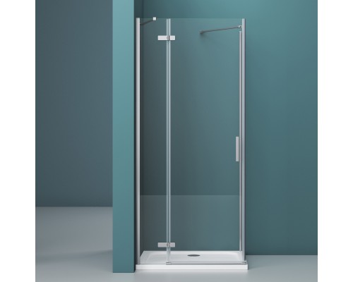 Душевая дверь в нишу BelBagno Kraft B-12-60/20-C-Cr L