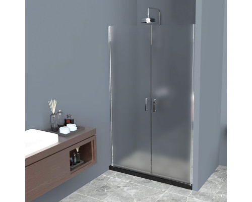 Душевая дверь в нишу BelBagno Uno B-2-110-P-Cr стекло текстурное