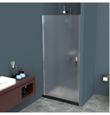 Душевая дверь в нишу BelBagno Uno B-1-80-P-Cr стекло текстурное