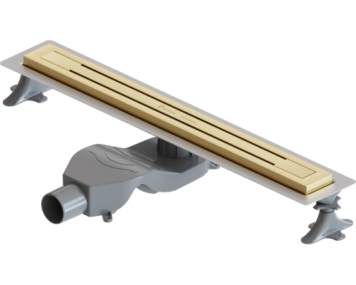 Душевой трап (лоток) Boheme Premium Trendy 60 см, золото