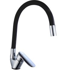Смеситель для кухни BOOU B8274 -10F-E307A чёрный, хром