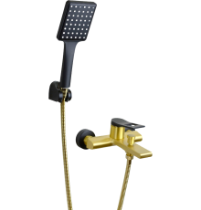 Смеситель для ванны с душем Bronze de Luxe Element EL03GB золото, черный