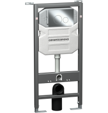 Система инсталляции для унитазов Ceramicanova Envision Round CN1001CH кнопка хром