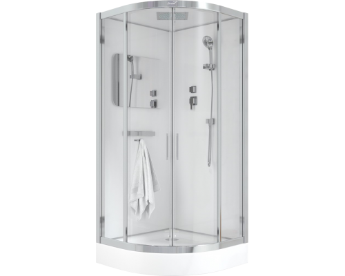 Душевая кабина Ceruttispa Viva 91 90x90, профиль хром